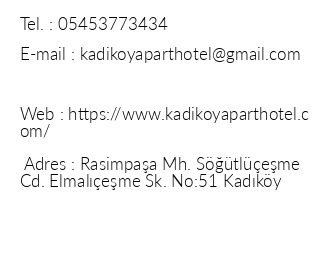 Kadky Apart Hotel & Cafe iletiim bilgileri